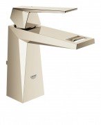 Смеситель для раковины однорычажный с донным клапаном каскадный Grohe Allure Brilliant полированный никель 23029BE0