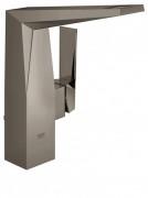 Смеситель для раковины однорычажный с донным клапаном Grohe коллекция Allure Brilliant твердый графит 23109A00