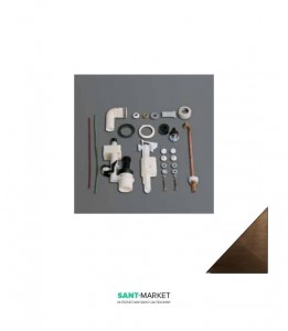 Механизм двойного слива SIMAS Lante D25BR для бачка бронза LA09