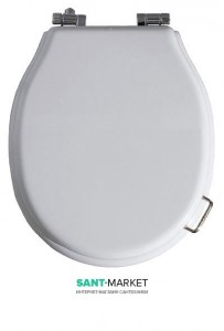 Сиденье с крышкой для унитаза Simas  Lante с микролифтом белое LA006