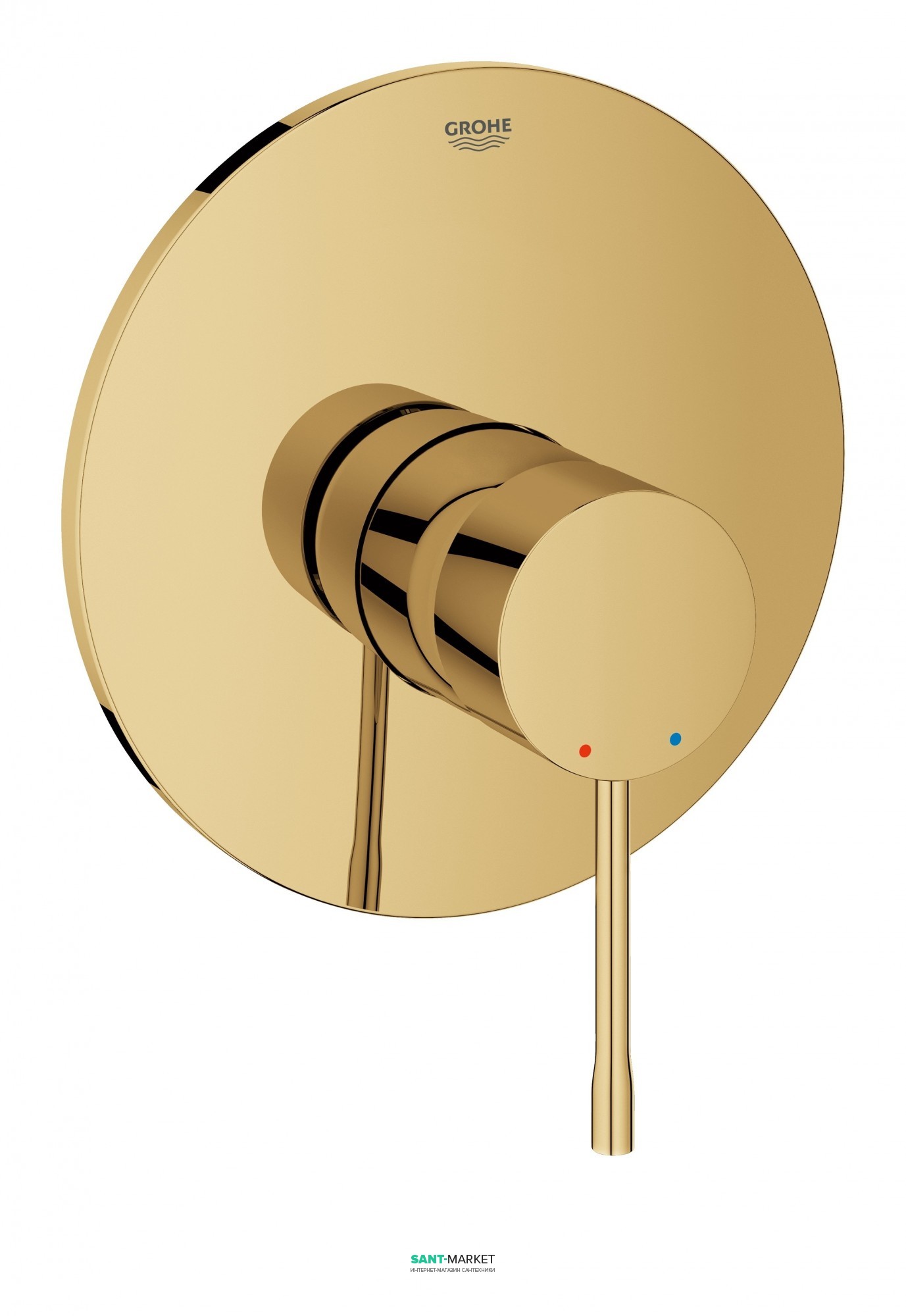 Смеситель для душа скрытого монтажа Grohe коллекция Essence солнечный восход 19286GL1