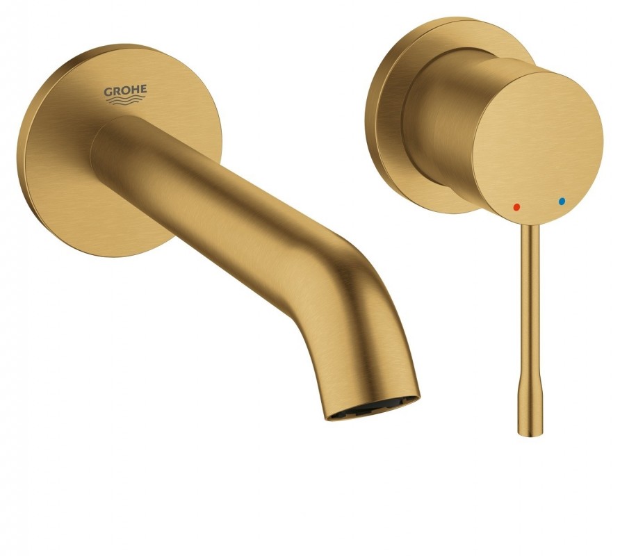 Змішувач для раковини одноважеля настінний Grohe колекція Essence матовий прохолодний схід 19408GN1