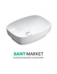 Раковина для ванної настільна або полувстраіваемие Catalano Green LUX 50х38 см без відп. під змішувач біла матова 150AGRLXBM