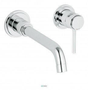 Смеситель для раковины однорычажный настенный Grohe коллекция Atrio хром 19918000