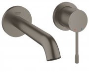 Смеситель для раковины однорычажный настенный Grohe коллекция Essence матовый графит 19408AL1