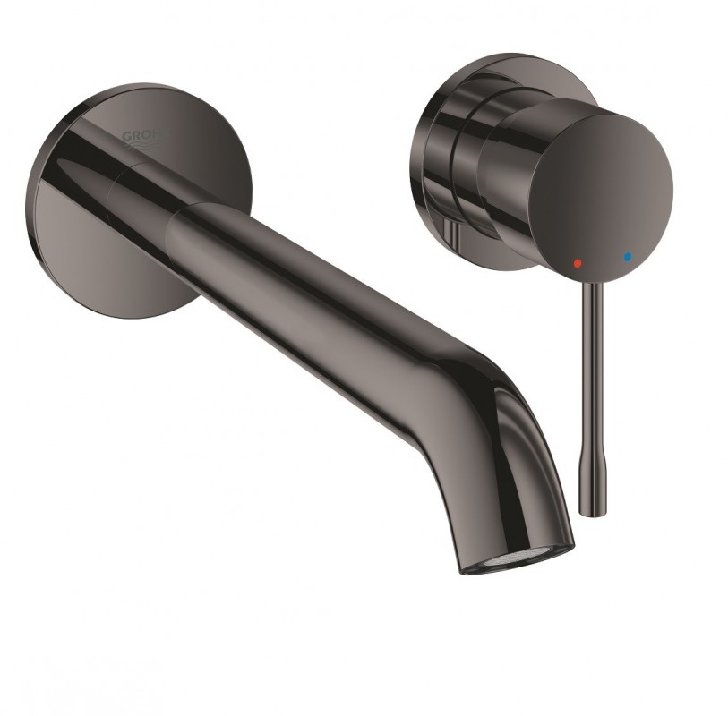 Змішувач для раковини одноважеля настінний Grohe колекція Essence (винос 230 мм) графіт 19967A01