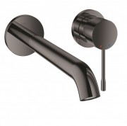 Змішувач для раковини одноважеля настінний Grohe колекція Essence (винос 230 мм) графіт 19967A01