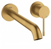 Змішувач для раковини одноважеля настінний Grohe колекція Essence (винос 230 мм) матовий прохолодний схід 19967GN1