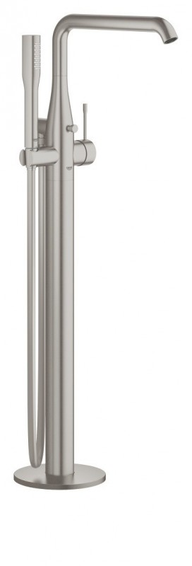 Смеситель однорычажный напольный (отдельностоящий) Grohe Essence суперсталь 23491DC1