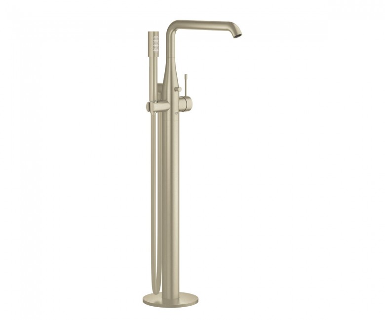 Смеситель однорычажный напольный (отдельностоящий) Grohe Essence никель 23491EN1