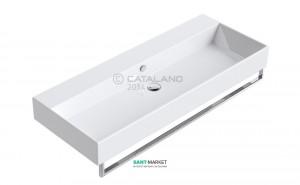 Раковина для ванної підвісна Catalano Premium 120х47 см без відп. під змішувач біла 112VP00