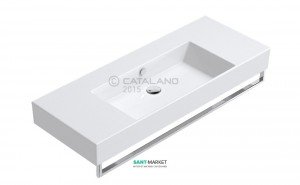 Раковина для ванної підвісна Catalano Premium 120х47 см без відп. під змішувач біла 112VPUP00