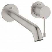 Змішувач для раковини одноважеля настінний Grohe колекція Essence (винос 230 мм) суперсталь 19967DC1