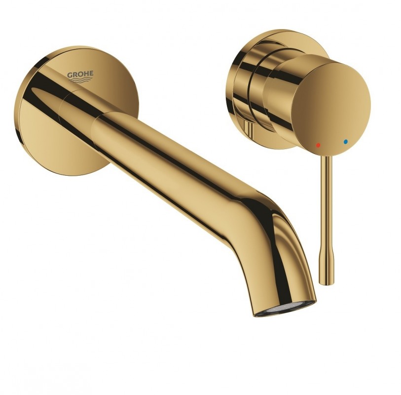 Змішувач для раковини одноважеля настінний Grohe колекція Essence (винос 230 мм) сонячний схід 19967GL1