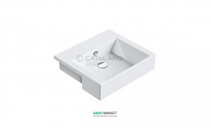 Раковина  для ванной полувстраиваемая Catalano PREMIUM 55х47 см белая 1LSVP00