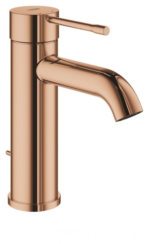 Смеситель для раковины однорычажный Grohe коллекция Essence с донным клапаном теплый закат 23589DA1