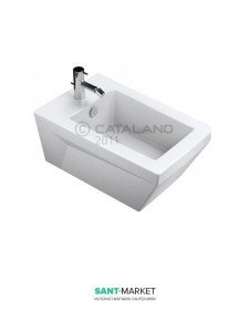 Біде підвісне Catalano STAR біле з переливом 1BSST00