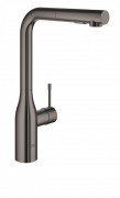 Смеситель для кухни с выдвижной лейкой Grohe Essence однорычажный графит 30270A00