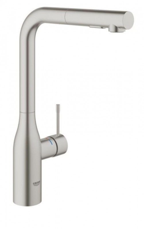 Змішувач для кухні з висувною лійкою Grohe Essence змішувач суперсталь 30270DC0