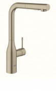 Смеситель для кухни с выдвижной лейкой Grohe Essence однорычажный матовый никель 30270EN0