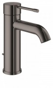 Смеситель для раковины однорычажный Grohe коллекция Essence с донным клапаном графит 23589A01