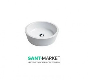 Раковина для ванной врезная в столешницу Catalano Zero 45 см без отверстия под смеситель белая 145KO00