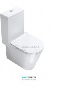Бачок для унитаза Catalano ZERO без механизма смыва санфаянс 35х15 h.40  белый 1SCSC00