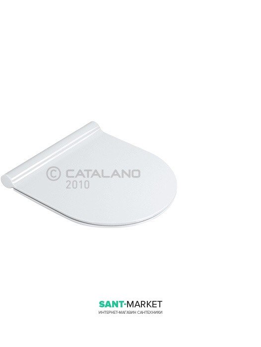 Сидіння з кришкою для унітазу з мікроліфтом Catalano ZERO біле 5V45STP00