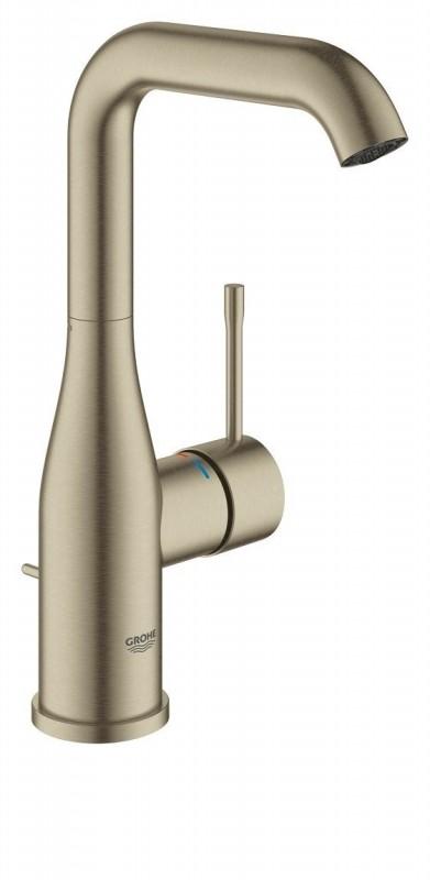 Смеситель для раковины однорычажный с донным клапаном Grohe Essence никель 32628EN1
