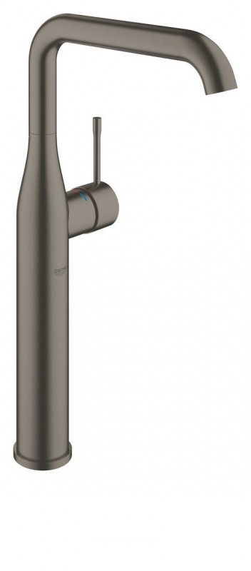 Смеситель для раковины однорычажный высокий Grohe Essence свободностоящий матовый графит 32901AL1