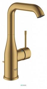 Змішувач для раковини одноважеля з донним клапаном Grohe Essence матовий прохолодний схід 32628GN1