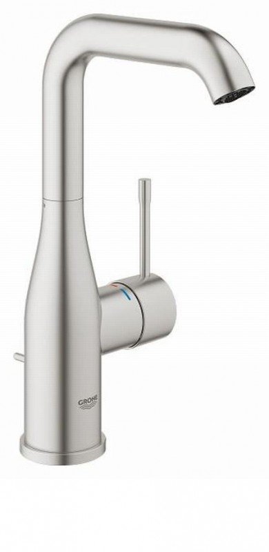Змішувач для раковини одноважеля з донним клапаном Grohe Essence суперсталь 32628DC1