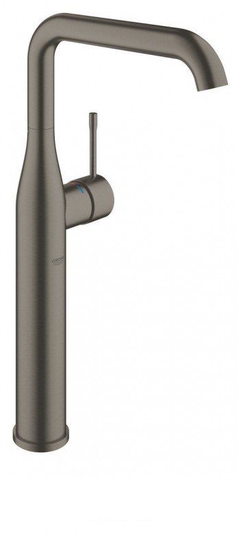 Змішувач для раковини одноважеля високий Grohe Essence свободностоящий матовий графіт 32901AL1