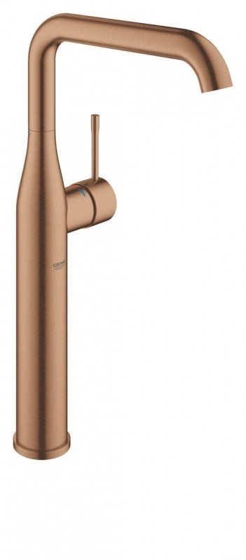 Смеситель для раковины однорычажный высокий Grohe Essence свободностоящий матовый теплый закат 32901DL1