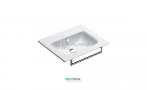 Раковина для ванной подвесная Catalano SFERA 60х48 см без отв. под смеситель  белая 160SFN00