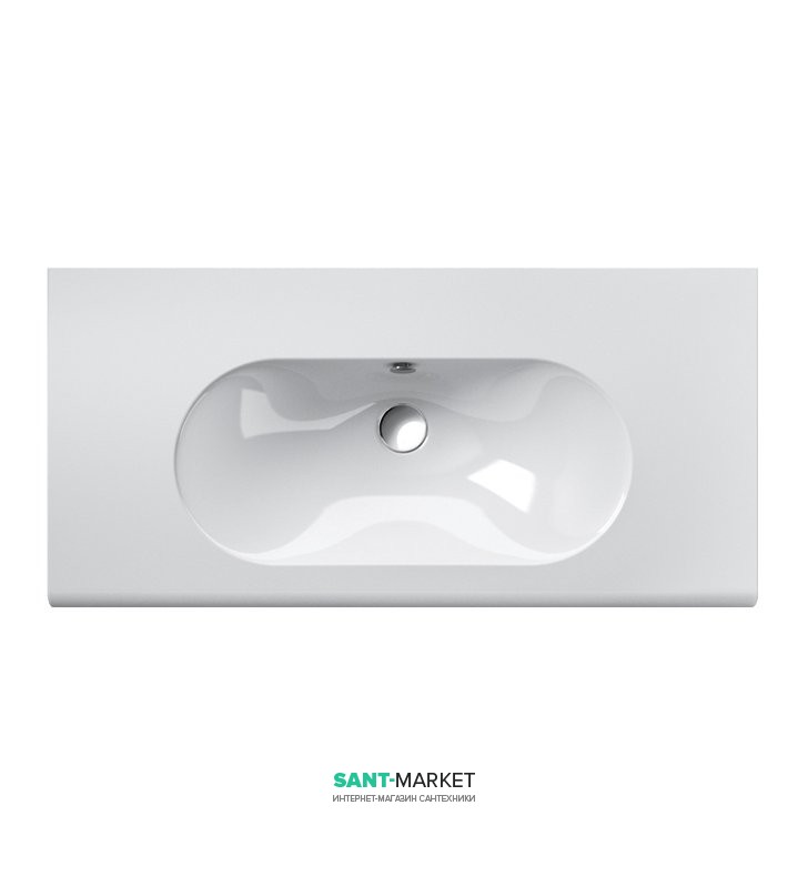 Раковина для ванної підвісна Catalano SFERA 100х48 см без відп. під змішувач біла 110SF00