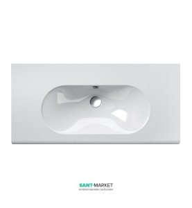 Раковина для ванной подвесная Catalano SFERA 100х48 см без отв. под смеситель белая 110SF00