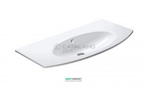 Раковина для ванної підвісна Catalano VELIS 102х51 см без відп. під змішувач біла 1102VL00