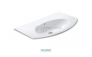 Раковина для ванної підвісна Catalano VELIS 82х49 см без відп. під змішувач біла 182VL00