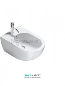 Біде підвісне Catalano SFERA 1 відп. під змішувач біле 35х54 см 1BSF5400