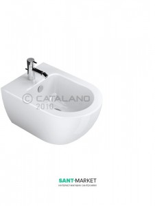 Биде подвесное Catalano SFERA 1 отв. под смеситель белое 35х50 см 1BSS5000
