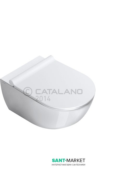 Унітаз Catalano SFERA підвісний безободковий 35х54 см білий 1VSF54R00