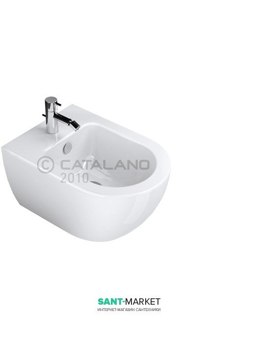 Біде підвісне Catalano SFERA 1 відп. під змішувач біле 35х50 см 1BSS5000