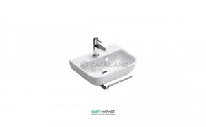 Раковина для ванной подвесная Catalano SFERA 45х34 см 1 отв. под смеситель белая 145BSF00