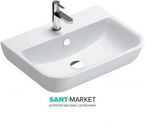 Раковина для ванної підвісна Catalano SFERA см 60х45 1 відп. під змішувач біла 160BSF00