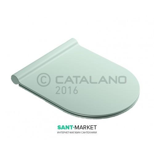 Сиденье с крышкой для унитаза с микролифтом Catalano SFERA зеленый матовый 5SCSTPVS