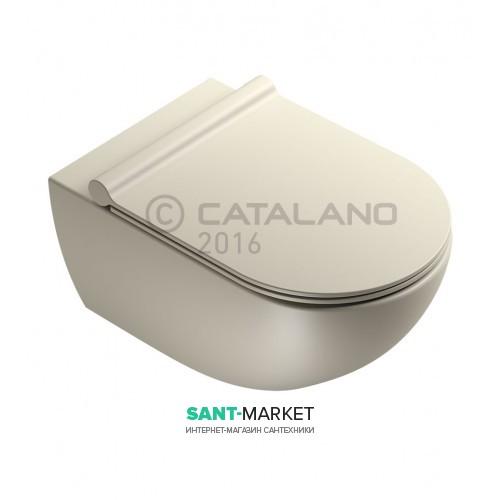 Унитаз подвесной безободковый Catalano SFERA 35х54 см серый матовый 1VSF54RGS