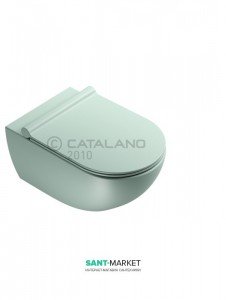 Чаша унитаза Catalano SFERA подвесной безободковый 35х54 см зеленый матовый 1VSF54RVS