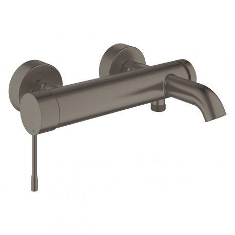 Змішувач одинважільний для ванни з коротким виливом Grohe колекція Essence матовий графіт 33624AL1