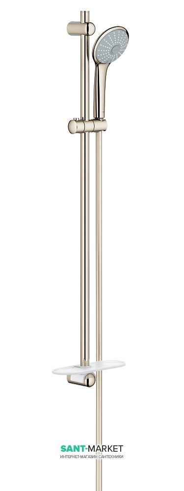 Душевой гарнитур со штангой Grohe коллекция Euphoria с мыльницей полированный никель 27226BE1